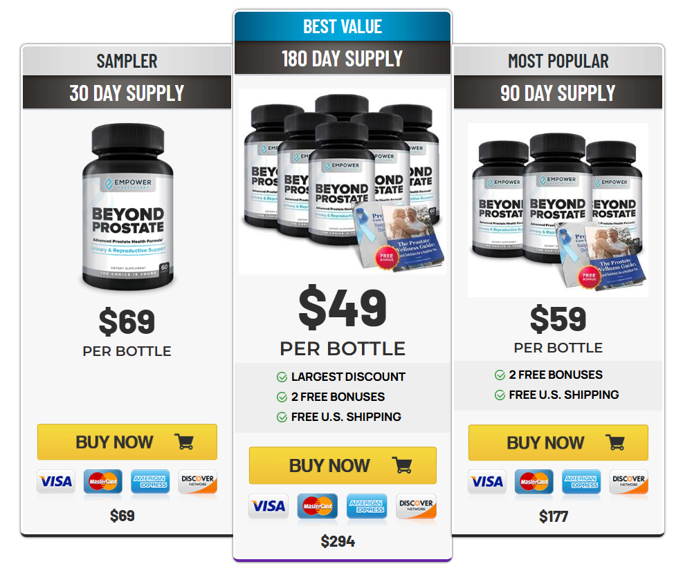 Beyond Prostate Pricing